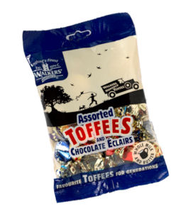 Walkers-NonSuch Bags Assorted Royal Toffees & Chocolate Eclairs 12 x 150g